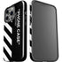 Black and White Stripes iPhone 15 Pro Impact Case